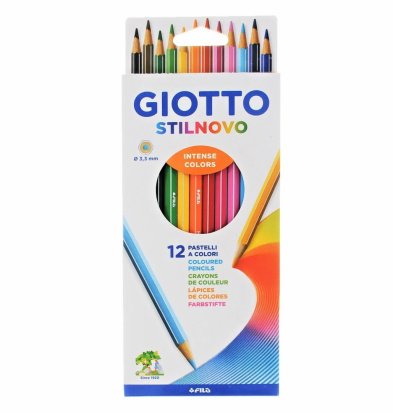 Набор цветных карандашей "Stilnovo", 12 шт 